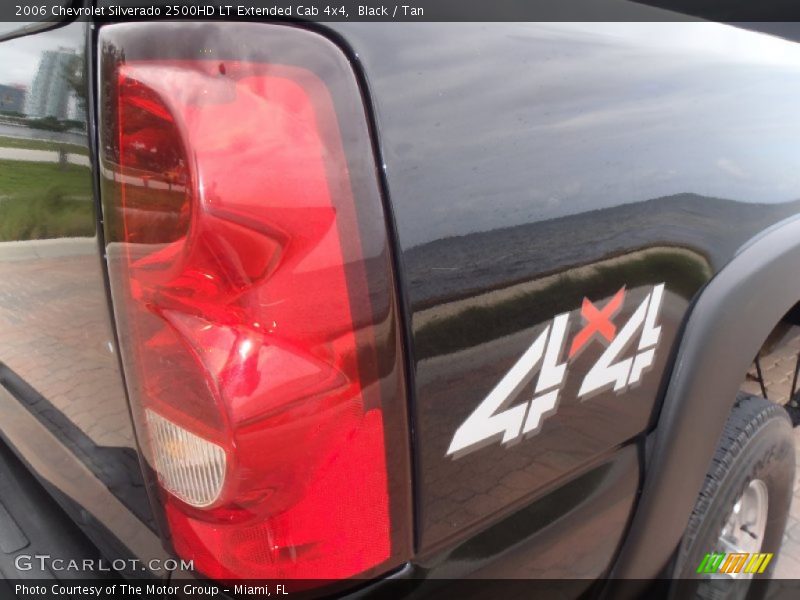 Black / Tan 2006 Chevrolet Silverado 2500HD LT Extended Cab 4x4