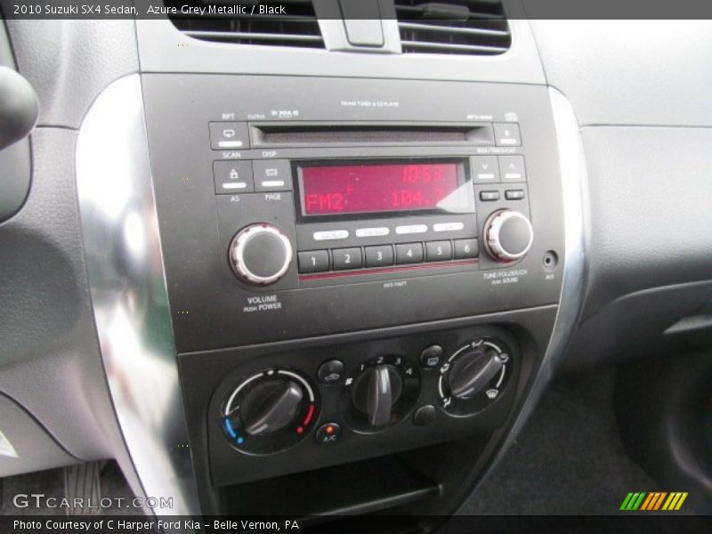 Azure Grey Metallic / Black 2010 Suzuki SX4 Sedan
