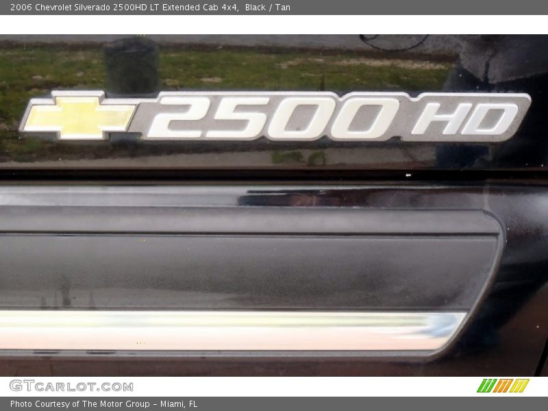 Black / Tan 2006 Chevrolet Silverado 2500HD LT Extended Cab 4x4