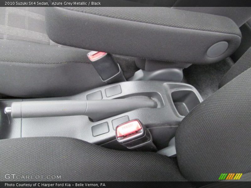 Azure Grey Metallic / Black 2010 Suzuki SX4 Sedan