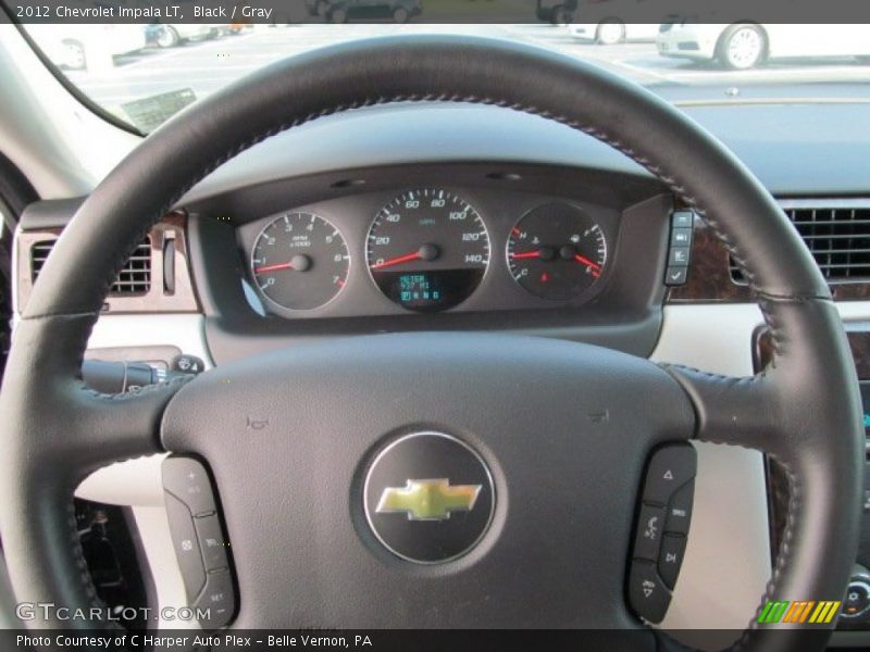 Black / Gray 2012 Chevrolet Impala LT