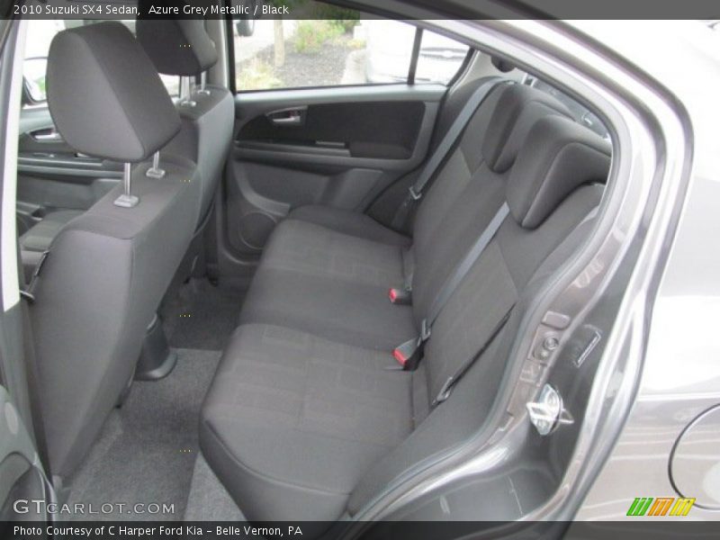 Azure Grey Metallic / Black 2010 Suzuki SX4 Sedan