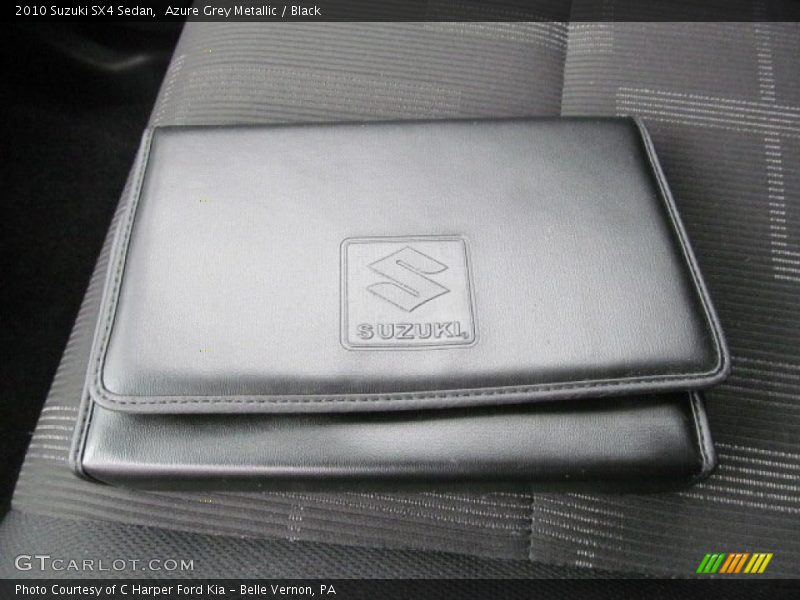 Azure Grey Metallic / Black 2010 Suzuki SX4 Sedan