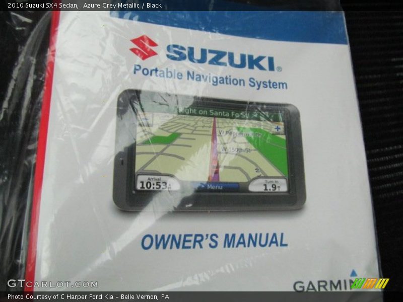 Azure Grey Metallic / Black 2010 Suzuki SX4 Sedan