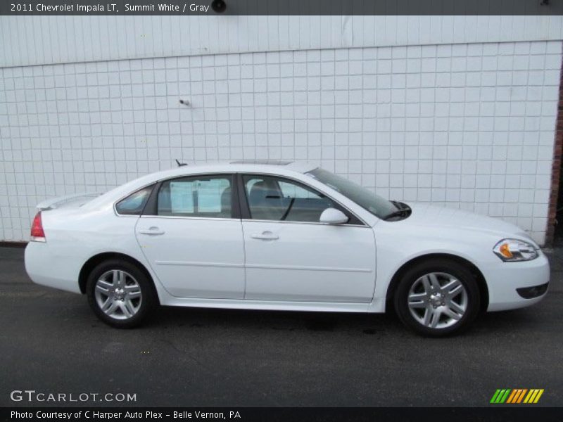 Summit White / Gray 2011 Chevrolet Impala LT