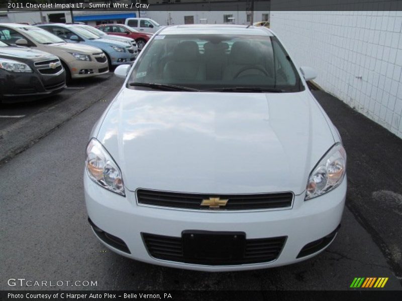 Summit White / Gray 2011 Chevrolet Impala LT