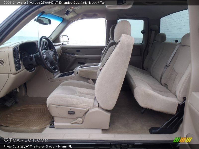 Black / Tan 2006 Chevrolet Silverado 2500HD LT Extended Cab 4x4