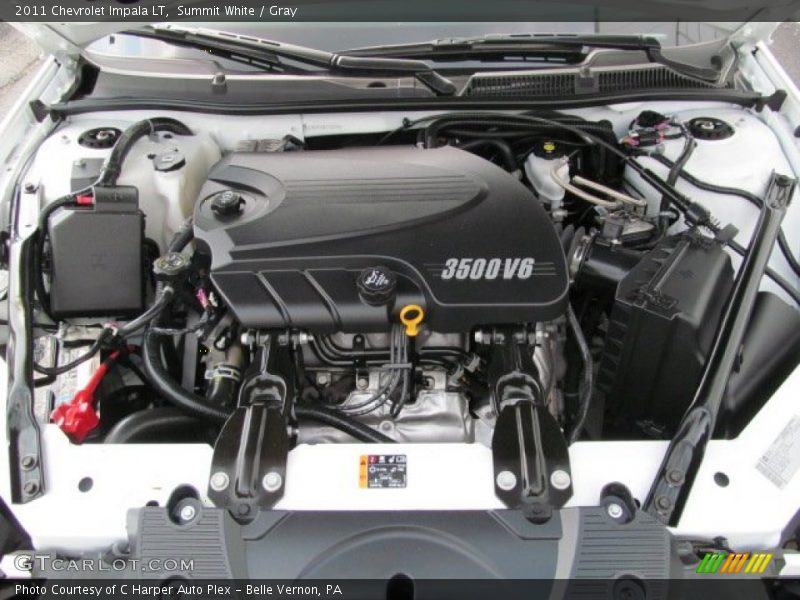 Summit White / Gray 2011 Chevrolet Impala LT