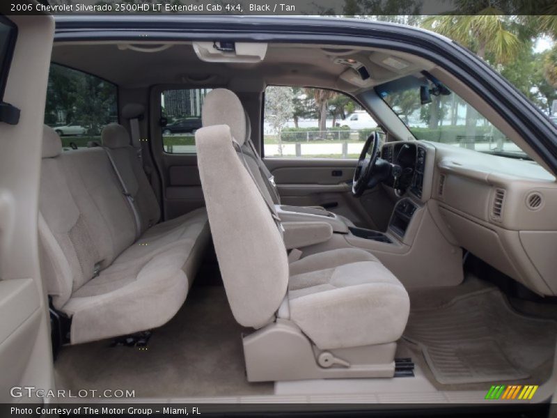 Black / Tan 2006 Chevrolet Silverado 2500HD LT Extended Cab 4x4