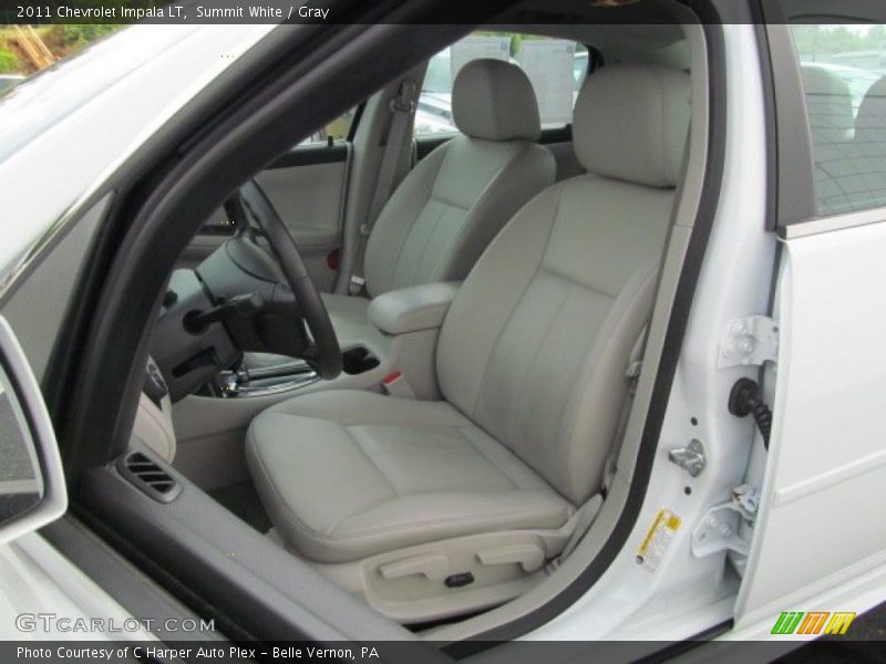 Summit White / Gray 2011 Chevrolet Impala LT