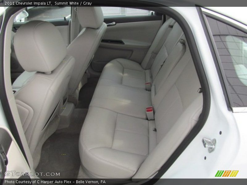 Summit White / Gray 2011 Chevrolet Impala LT