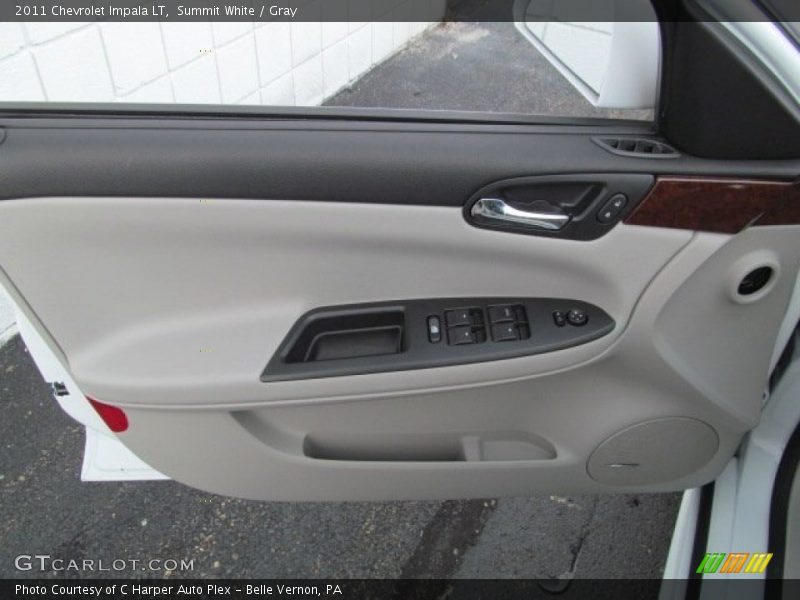 Summit White / Gray 2011 Chevrolet Impala LT