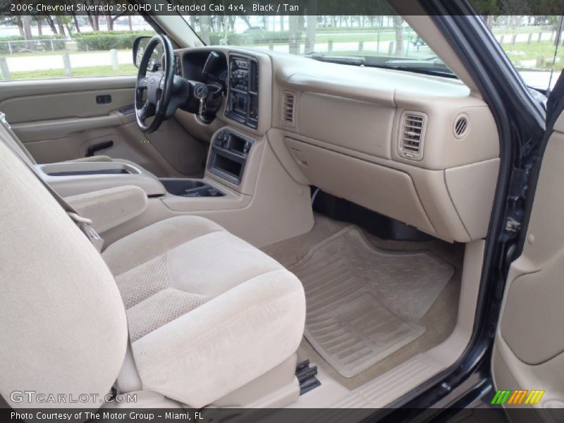 Black / Tan 2006 Chevrolet Silverado 2500HD LT Extended Cab 4x4