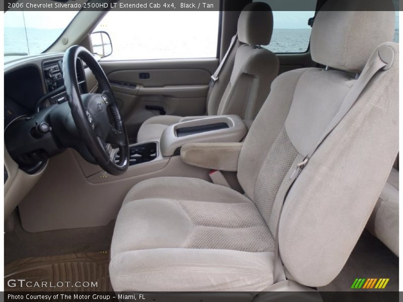 Black / Tan 2006 Chevrolet Silverado 2500HD LT Extended Cab 4x4