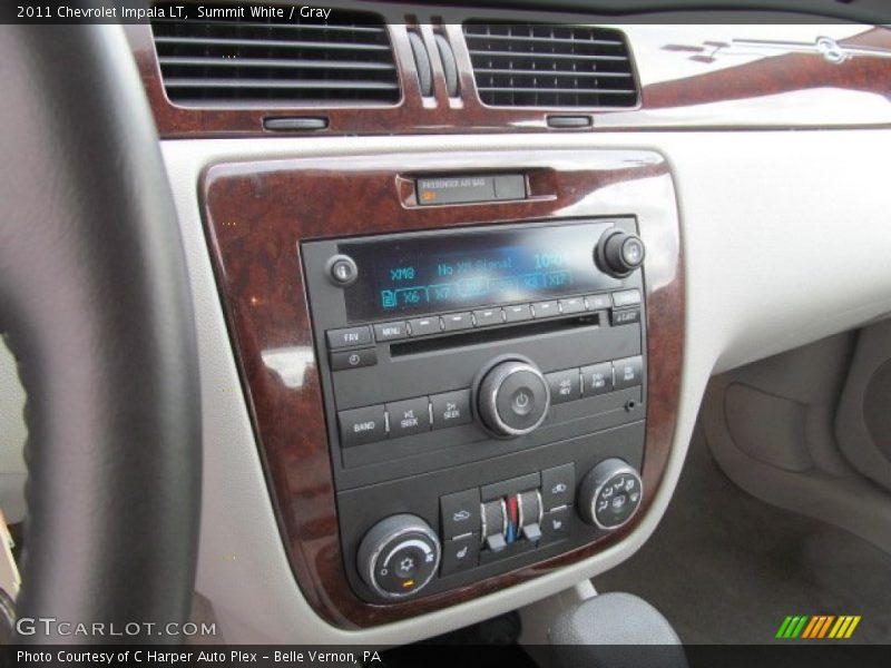 Summit White / Gray 2011 Chevrolet Impala LT