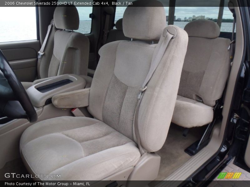 Black / Tan 2006 Chevrolet Silverado 2500HD LT Extended Cab 4x4
