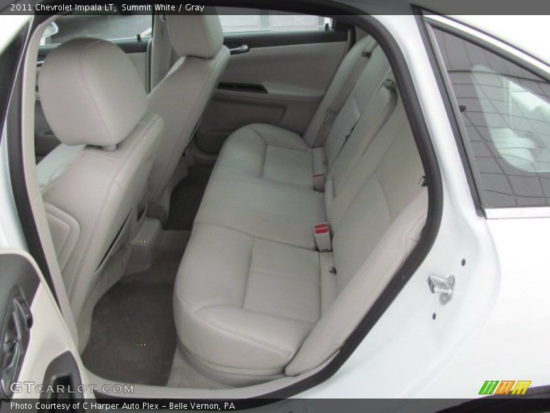 Summit White / Gray 2011 Chevrolet Impala LT