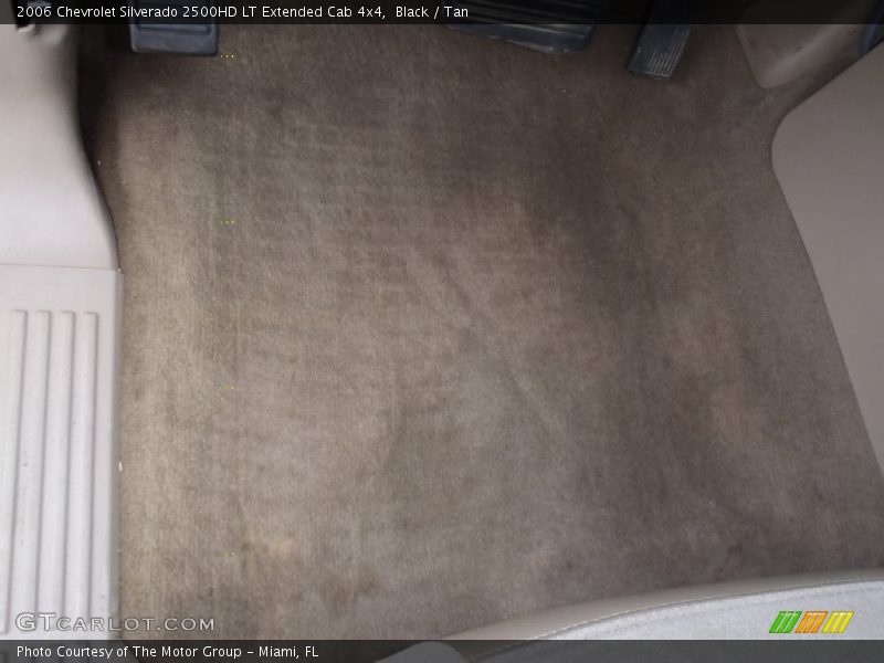 Black / Tan 2006 Chevrolet Silverado 2500HD LT Extended Cab 4x4