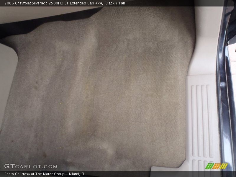Black / Tan 2006 Chevrolet Silverado 2500HD LT Extended Cab 4x4