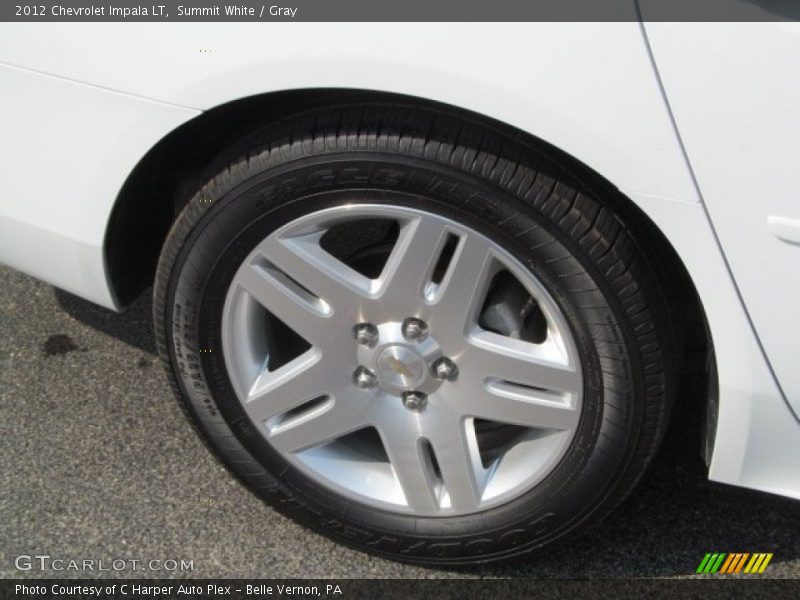 Summit White / Gray 2012 Chevrolet Impala LT