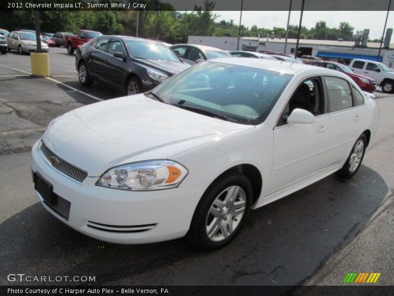 Summit White / Gray 2012 Chevrolet Impala LT