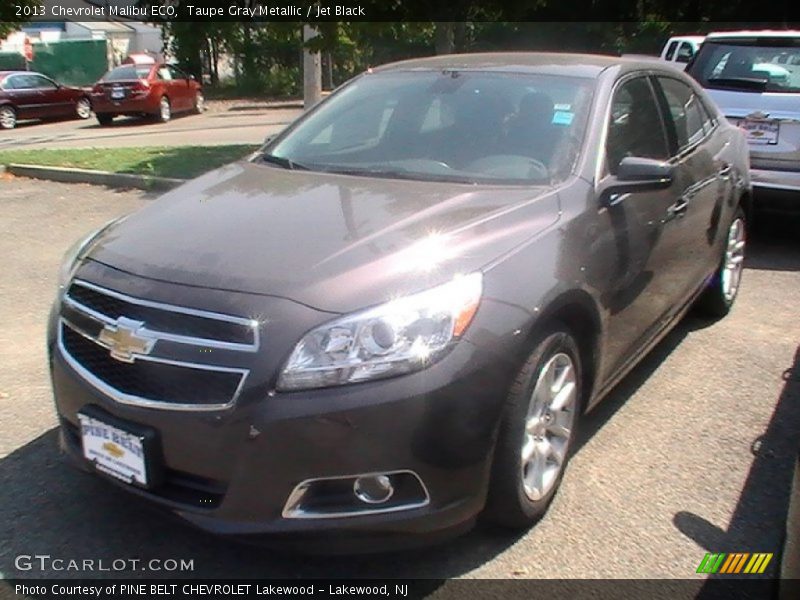 Taupe Gray Metallic / Jet Black 2013 Chevrolet Malibu ECO