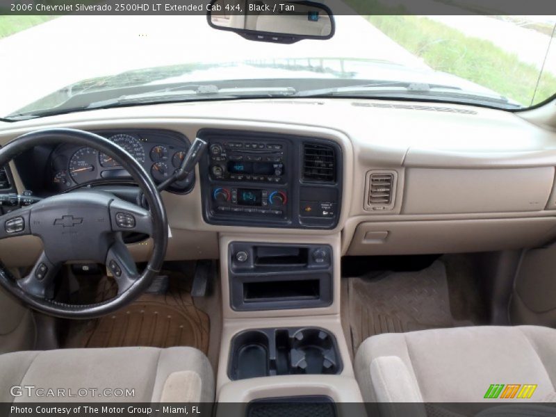 Black / Tan 2006 Chevrolet Silverado 2500HD LT Extended Cab 4x4