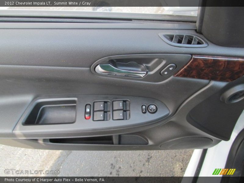 Summit White / Gray 2012 Chevrolet Impala LT