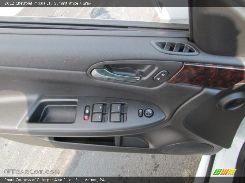Summit White / Gray 2012 Chevrolet Impala LT