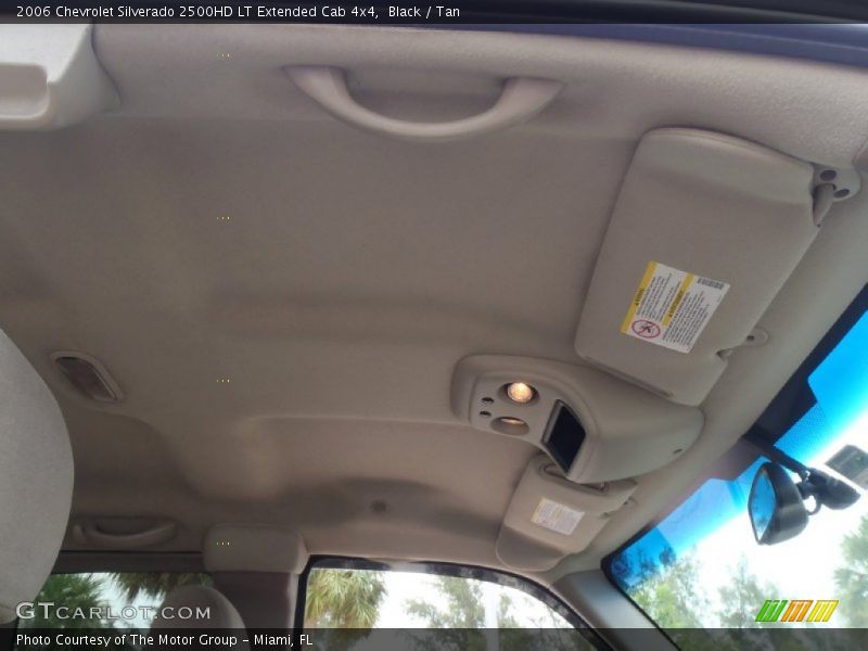 Black / Tan 2006 Chevrolet Silverado 2500HD LT Extended Cab 4x4
