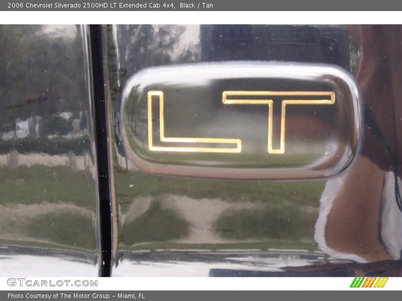 Black / Tan 2006 Chevrolet Silverado 2500HD LT Extended Cab 4x4