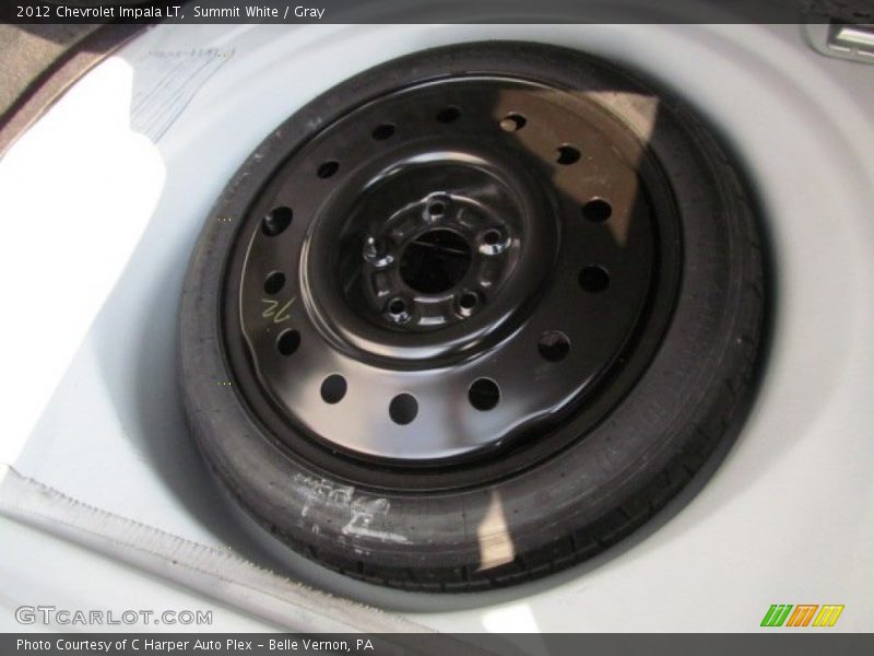Summit White / Gray 2012 Chevrolet Impala LT