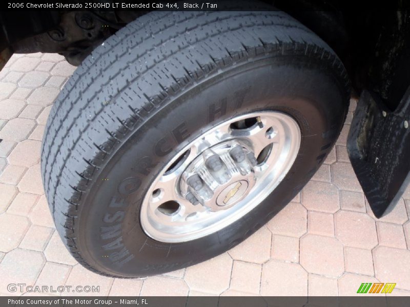 Black / Tan 2006 Chevrolet Silverado 2500HD LT Extended Cab 4x4
