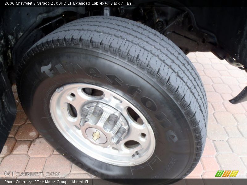 Black / Tan 2006 Chevrolet Silverado 2500HD LT Extended Cab 4x4