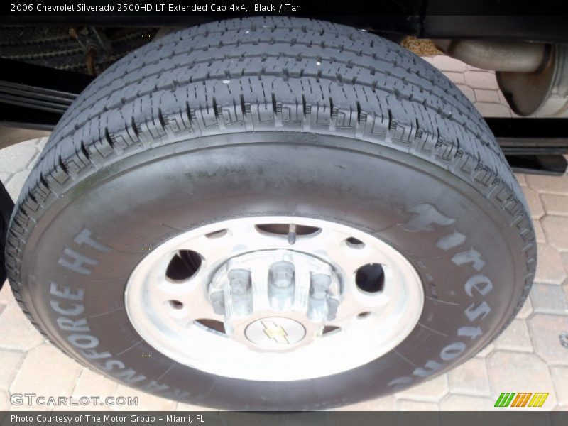 Black / Tan 2006 Chevrolet Silverado 2500HD LT Extended Cab 4x4