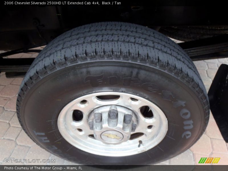 Black / Tan 2006 Chevrolet Silverado 2500HD LT Extended Cab 4x4