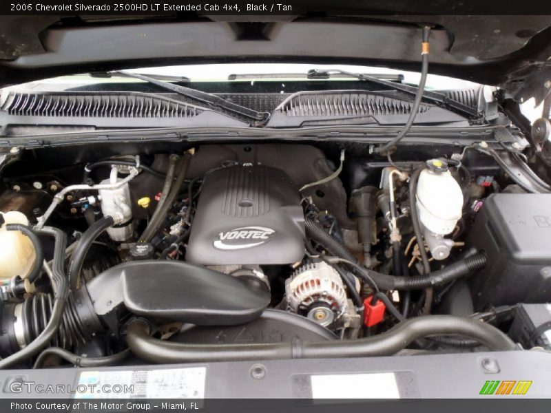 Black / Tan 2006 Chevrolet Silverado 2500HD LT Extended Cab 4x4