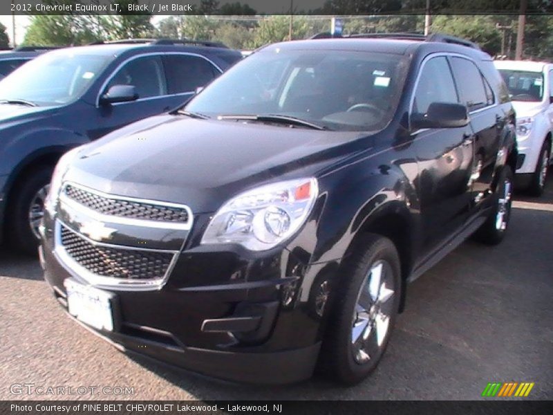 Black / Jet Black 2012 Chevrolet Equinox LT