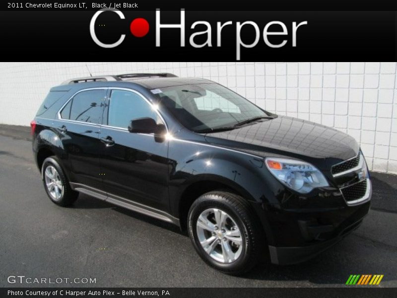 Black / Jet Black 2011 Chevrolet Equinox LT