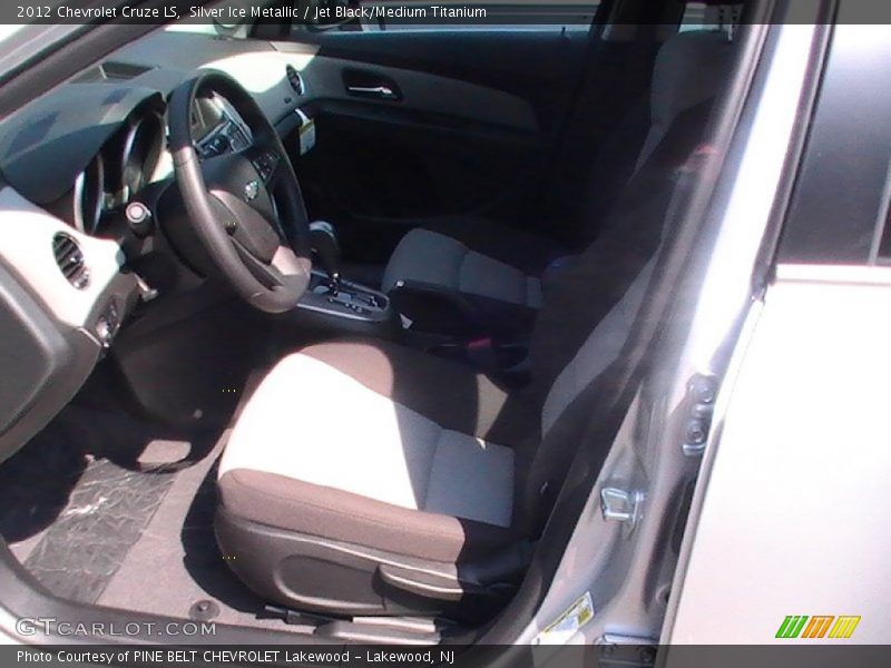 Silver Ice Metallic / Jet Black/Medium Titanium 2012 Chevrolet Cruze LS