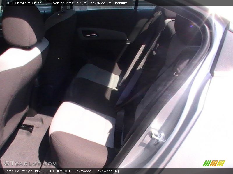 Silver Ice Metallic / Jet Black/Medium Titanium 2012 Chevrolet Cruze LS