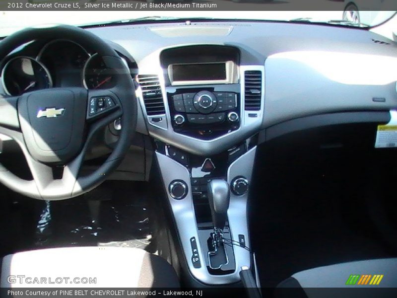 Silver Ice Metallic / Jet Black/Medium Titanium 2012 Chevrolet Cruze LS