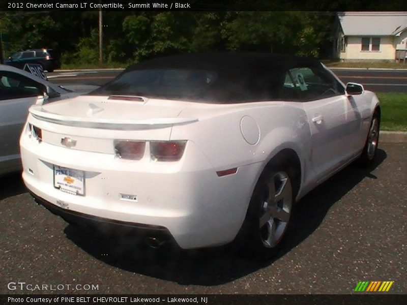 Summit White / Black 2012 Chevrolet Camaro LT Convertible