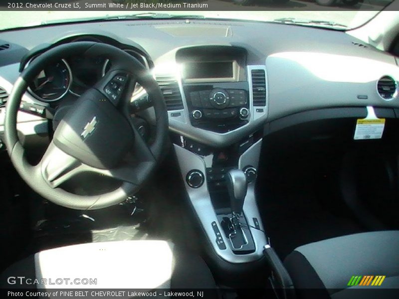 Summit White / Jet Black/Medium Titanium 2012 Chevrolet Cruze LS