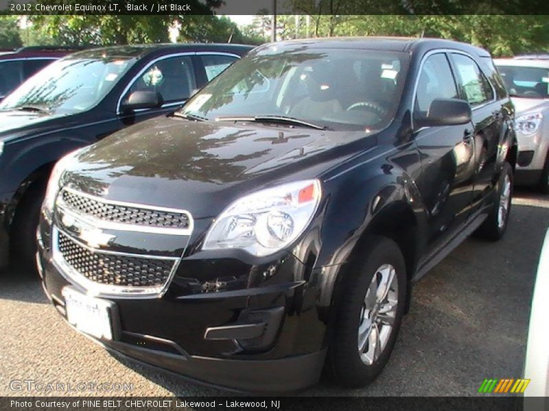 Black / Jet Black 2012 Chevrolet Equinox LT