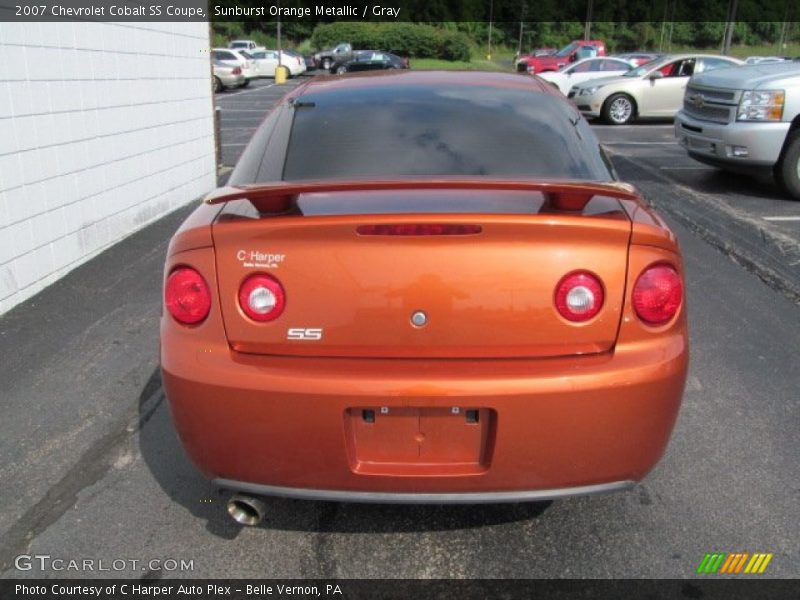 Sunburst Orange Metallic / Gray 2007 Chevrolet Cobalt SS Coupe