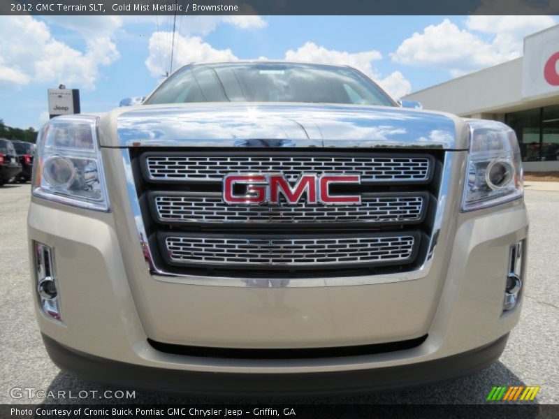 Gold Mist Metallic / Brownstone 2012 GMC Terrain SLT