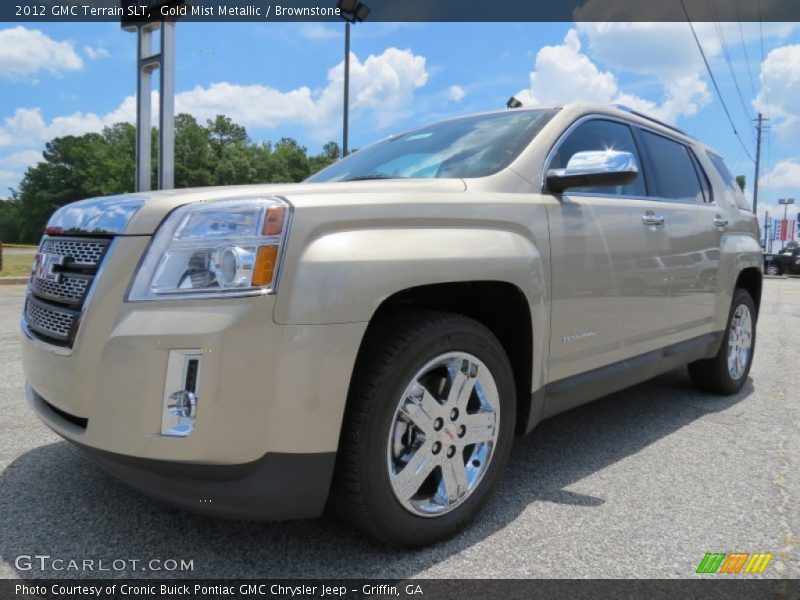 Gold Mist Metallic / Brownstone 2012 GMC Terrain SLT