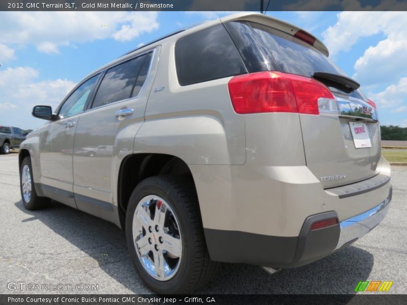 Gold Mist Metallic / Brownstone 2012 GMC Terrain SLT