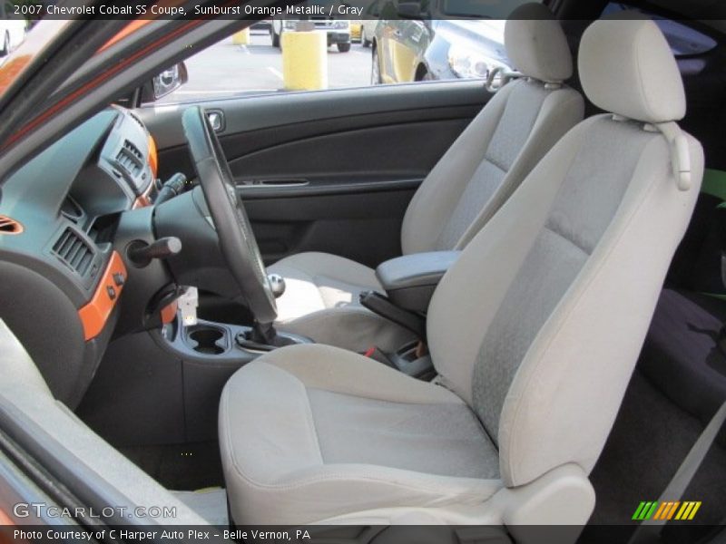 Sunburst Orange Metallic / Gray 2007 Chevrolet Cobalt SS Coupe